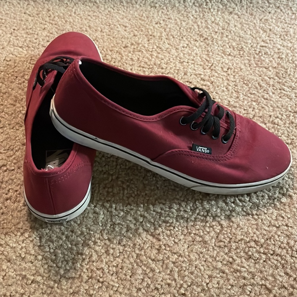 Vans Era maroon shoes 6.5 - Picture 3 of 6